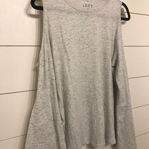 LOFT Heathered Grey shirt